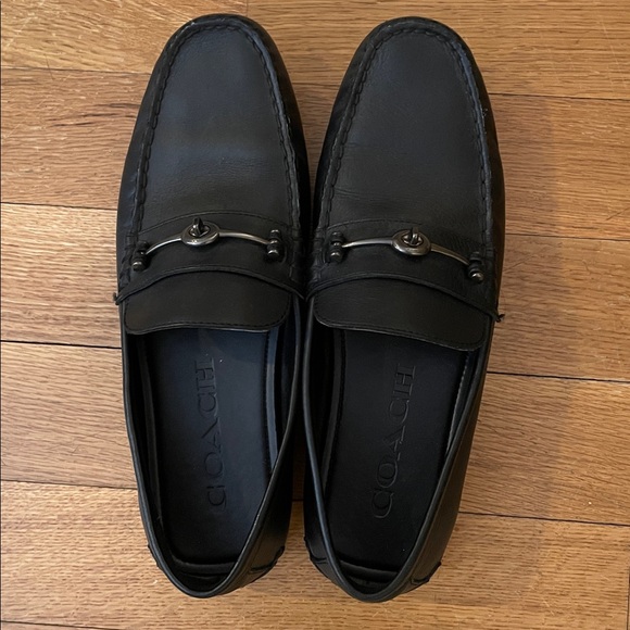 Coach Men's Mott Driver Loafer Black 9D EUC - Picture 2 of 12